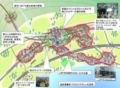 集約型都市のイメージ図